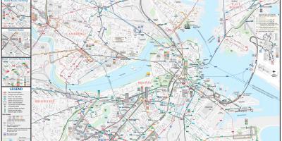 MBTA ავტობუსი რუკა