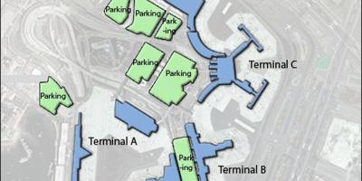 რუკა Logan აეროპორტის ტერმინალის c