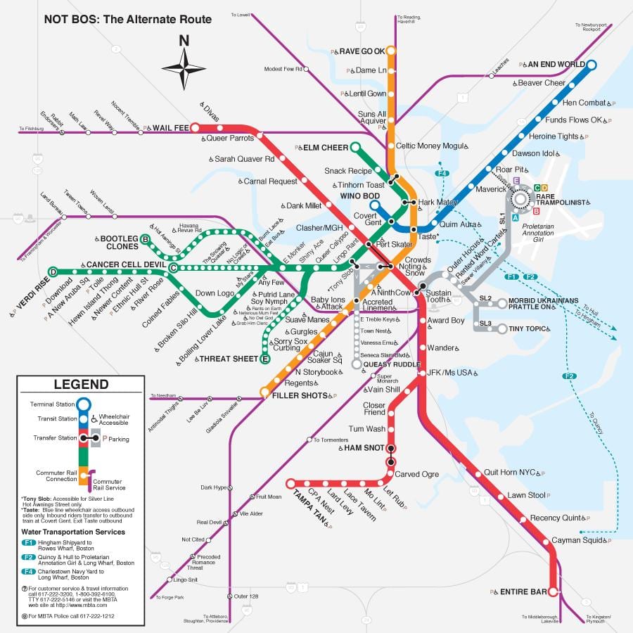 MBTA t რუკა
