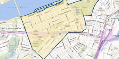 უკან Boston Bay რუკა