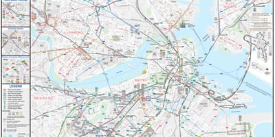 MBTA ავტობუსი რუკა
