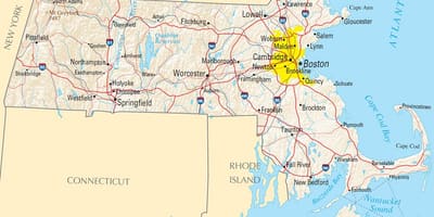 Boston რუკაზე