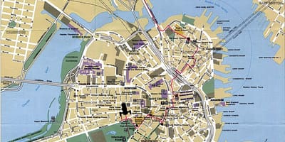 Boston ქალაქის რუკა