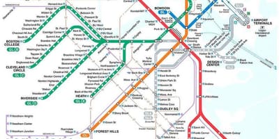 რუკა MBTA