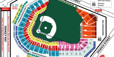Fenway ადგილს რუკა