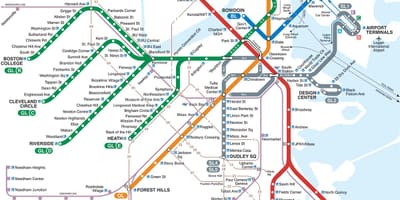 რუკა T Boston
